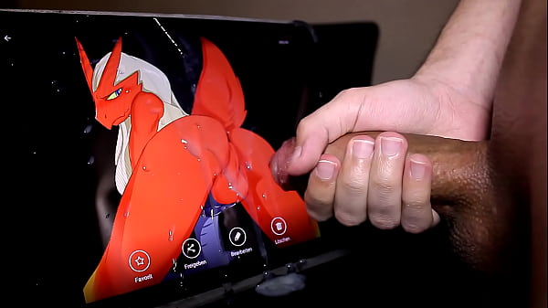 Giving this horny Blaziken what he wants with my cumshots