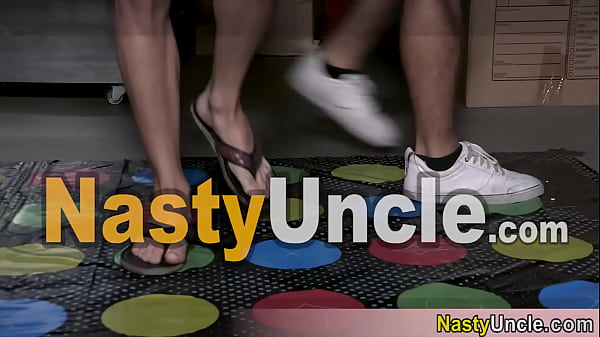 Lets play twister in the garage It was Vinny who came up with the idea but he is too sexy to resist