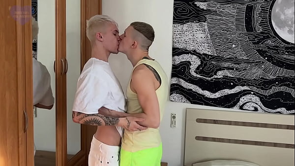 Stepson gets double anal from stepdad and cousin in juicy ass