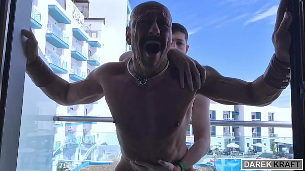 BALCONY DADDY FUCK IN FULL PUBLIC VIEW