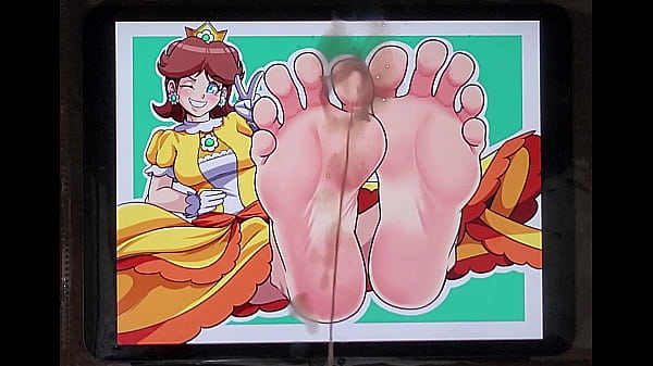 Princess Daisy’s feet cum tribute