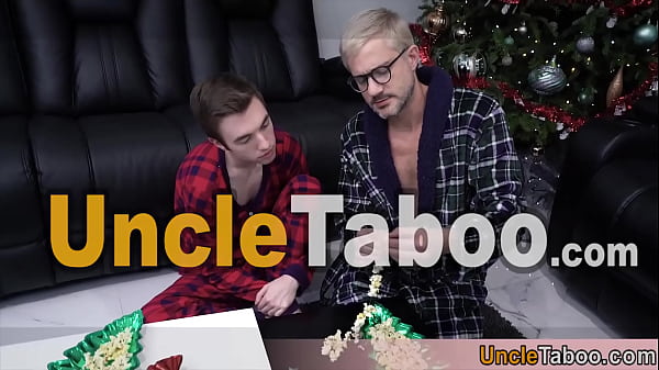 Having an Xmas party with my cute stepson Lucas He is just so sexy in those pretty pijamas of his