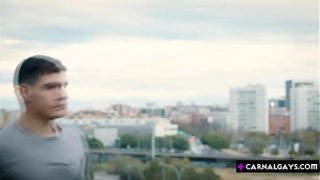 Bastian Karim cant help but stroke his own cock
