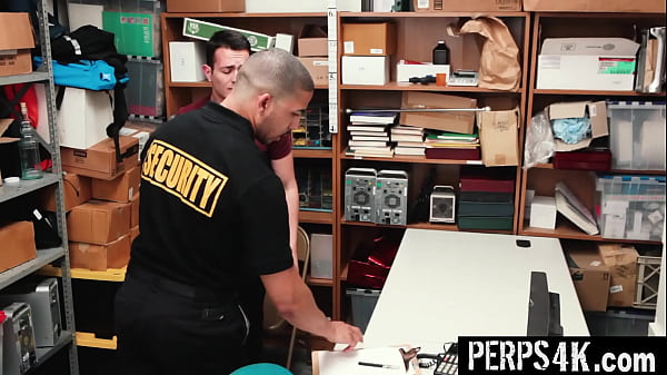Gay Security Guard Discovers the Twink Stealing at The Store – Perps4k