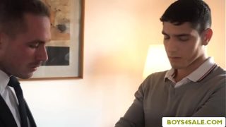 Hunk teen Bastian Karim analed by Apolo Adrii