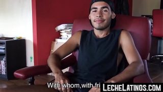 LecheLatinos.com – Latino twink sucks cock and gets fucked hard for cash in a kinky encounter