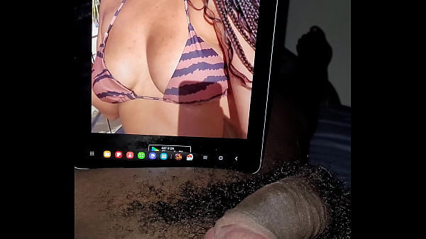 Cum Tribute to Gorgeous Exotic Curly Hair Baddie with DSLs