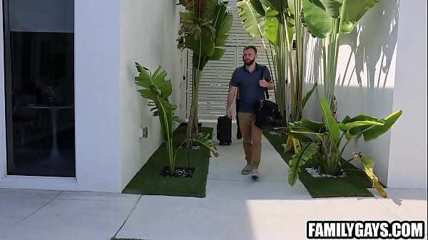 Step-Dad Feels Step-Son Masturbating, Starts Stroking Too