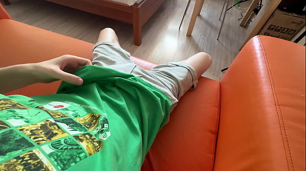 Young Stud’s Naughty Big Dick Orgasm on Cam